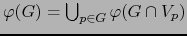 $\varphi(G) = \bigcup_{p \in G} \varphi (G \cap V_p)$