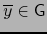 $\overline{y} \in\mbox{\sf G}$