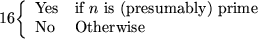 \begin{displaymath}\mbox{\rm Prob}(\mbox{\rm Yes}\vert n\not\in\mbox{\rm Primes})<\frac{1}{2}.\end{displaymath}